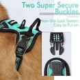 thumbnail image 4 of rabbitgoo Dog Harness  No-Pull Pet Harness with 2 Leash Clips  Adjustable Soft Padded Dog Vest  Reflective No-Choke Pet Oxford Vest with Easy Control Handle for Large Dogs Orange L, 4 of 9
