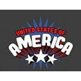 thumbnail image 2 of Americana United States Of America Charcoal Men's Crew Neck Short Sleeve Tee-Medium, 2 of 2
