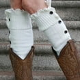 thumbnail image 2 of Buttoned Leg Warmers, 2 of 3