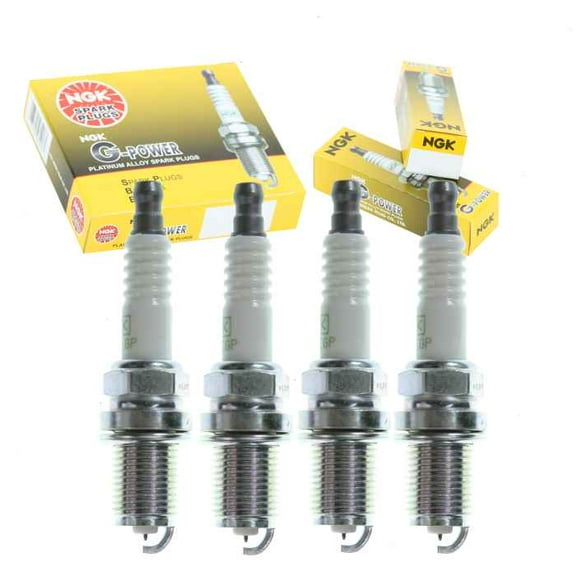 4 pc NGK G-Power Spark Plugs compatible with Volkswagen Jetta 1.8L 2.0L L4 1990-2001