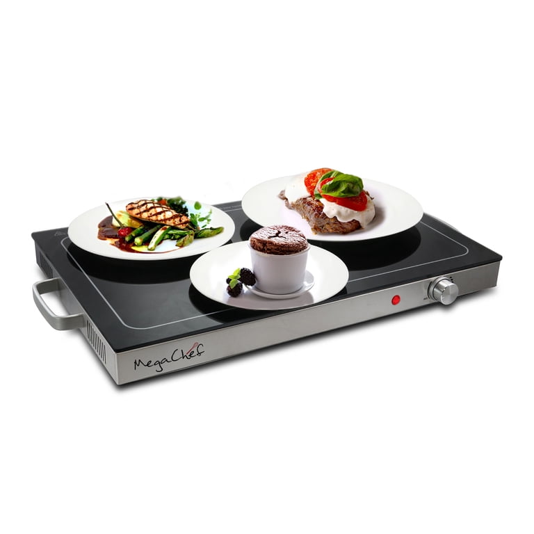 MegaChef 14" Electric Warming Tray, Adjustable Temperature photo 2