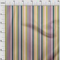 thumbnail image 2 of oneOone Cotton Silk Fabric Bayadere Stripe Print Fabric BTY 42 Inch Wide, 2 of 4