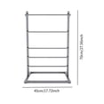 thumbnail image 3 of segolike Ribbon Organizer 5 Layer Ribbon Rack for Retail Shop Flower Store Craft Room Black, 3 of 7