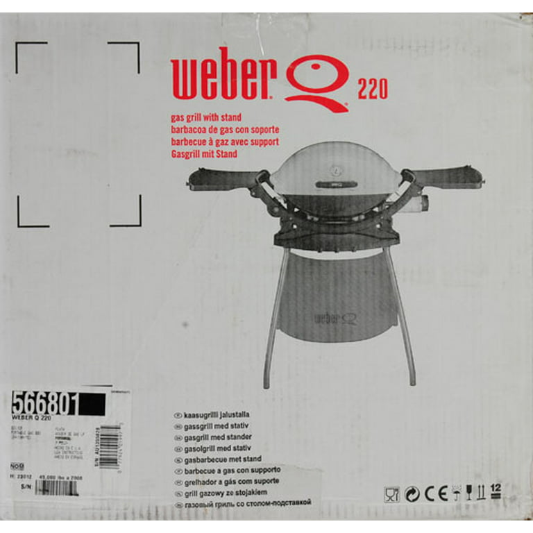 Q220 LP Gas Grill with Stand - Walmart.com