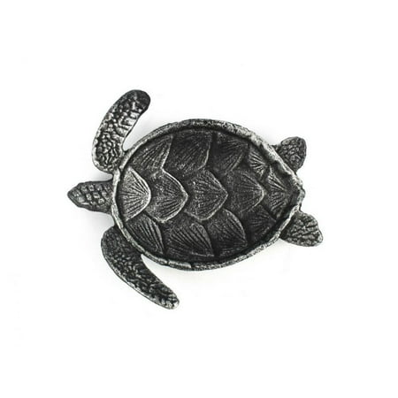 Antique Turtles (Antique Silver Cast Iron Sea Turtle Decorative Bowl 7