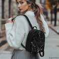 thumbnail image 3 of HELLHERO Marble Texture Design Travel Backpack for Women Versatile Small Backpack for Gym Hiking, Polyester Top Handle Small Work Bag, 3 of 8