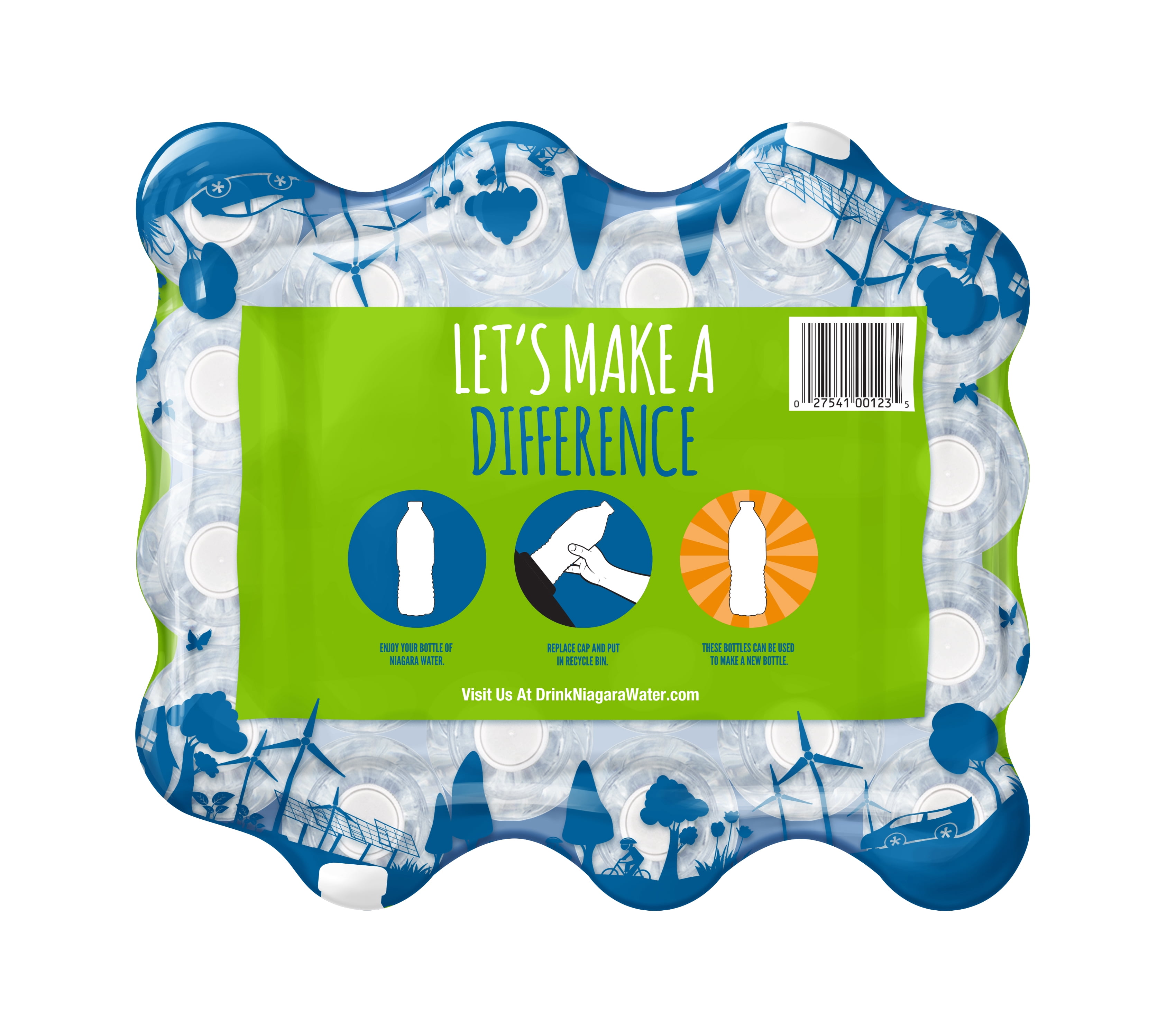 Niagara Purified Drinking Water, 16.9 fl. oz., 24 Count, Bottle