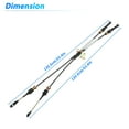 thumbnail image 7 of Unique Bargains No.GK2C46500L Manual Transmission Gear Shifter Cable for Mazda 6 S/i 2003-2008 2.3L 3.0L Manual Trans Control Lever Cable Assembly M/T Gear Shift Control Cable No.GK2C-46-500L, 7 of 7