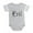 Heather Gray, variant on CafePress - Evil_Tr - Cute Infant Baby Football Bodysuit