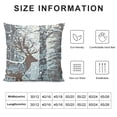 thumbnail image 5 of SHANXI Pillow Covers Christmas Landscape s Throw Pillows Pillow Case for Home Sofa Bedroom Livingroom Decor 24x24in, 5 of 5