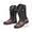 Black+Dark Brown, variant on PatPat Toddler Cowboy Boots Size 9, Brown Cowboy Boots for Boys