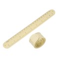 thumbnail image 4 of Unique Bargains Silicone Memo Wrist Band 20cm 8 Inch Measure 238mm x 29mm Point Line, Yellow, 2 Pieces, 4 of 7