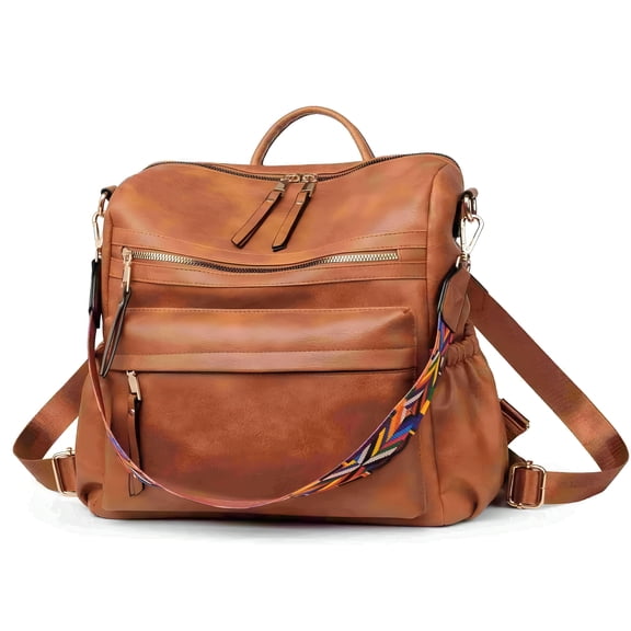 GASTROPOD Women's Genuine Leather Backpack Purse – 3-in-1 Convertible Shoulder Bag & Satchel Handbag for Travel, Work & College – Multipurpose Designer Tote