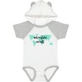 thumbnail image 3 of Inktastic Adventure Awaits Teal World Map Boys or Girls Baby Bodysuit, 3 of 5