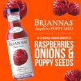 BRIANNAS Home Style Raspberry Poppy Seed Dressing Fine Salad