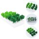 thumbnail image 3 of 1 caja de arbustos estáticos, decoración de plantas verdes artificiales en miniatura, ferrocarril, 3 of 5