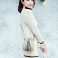 thumbnail image 5 of Mini monedero de un solo hombro, bolso cruzado de lona de moda, bolso de mujer sencillo bordado tipo: estilo 2;, 5 of 5