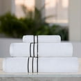 thumbnail image 2 of Superior Turkish Cotton Ultra-Plush 3-Piece Black Towel Set, 2 of 4