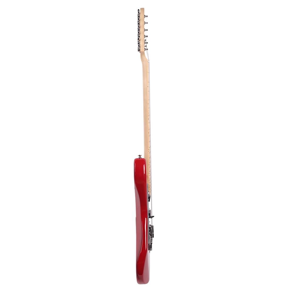 Glarry 22 Frets Basswood Beginner Electric Guitar for Beginners, Red