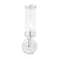 thumbnail image 4 of Livex Lighting Hillcrest 1-Light Modern Metal ADA Wall Sconce in Polished Chrome, 4 of 10