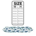 thumbnail image 4 of Summer Watercolor Flowers Table Runner Modern Table Flag Home Party Country Wedding Decoration Tablecloth Table Runners, 4 of 5