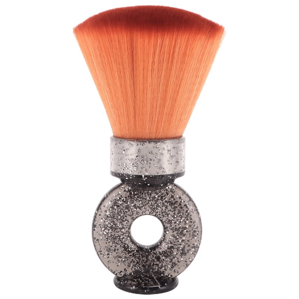 GOOHOCHY Cepillo de afeitar portátil para cuello de barbero, cepillo de afeitar para el cabello, cepillo de afeitar para barba para hombres