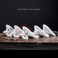 thumbnail image 4 of Ocarina 12 agujeros cabeza redonda de cerámica Ocarina Alto C Instrumento musical pintado a mano con cordón de música Puntaje Bolsa protectora para amante y aprendiz de música Maboto Ocarina, 4 of 6