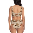 thumbnail image 3 of Daiia Cartoon Squirrel Women's Bikini Set Two Piece Swimsuit High Waisted Bikini Adjustable Straps Bikini Perfect for Beach, Pool, and Summer Vacation-, 3 of 9