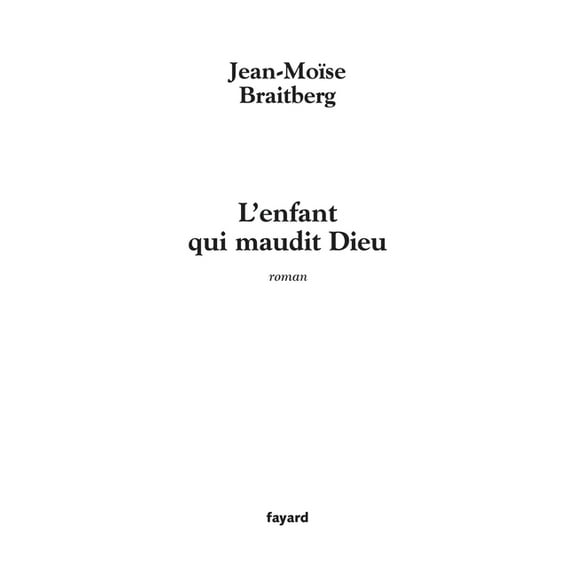 L'enfant qui maudit Dieu, (Paperback)