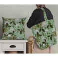 thumbnail image 5 of Soimoi Green polyester Crepe Fabric Artistic Leaves Print Sewing Fabric Yard 52 Inch Wide, 5 of 5