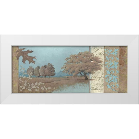 Phillips, Anita 14x8 White Modern Wood Framed Museum Art Print Titled - Fall Serenity