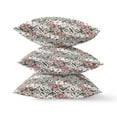 thumbnail image 2 of Lily Garden Stripes Indoor/Outdoor Fabric Pillow in Brown Pink 28x28, 2 of 8
