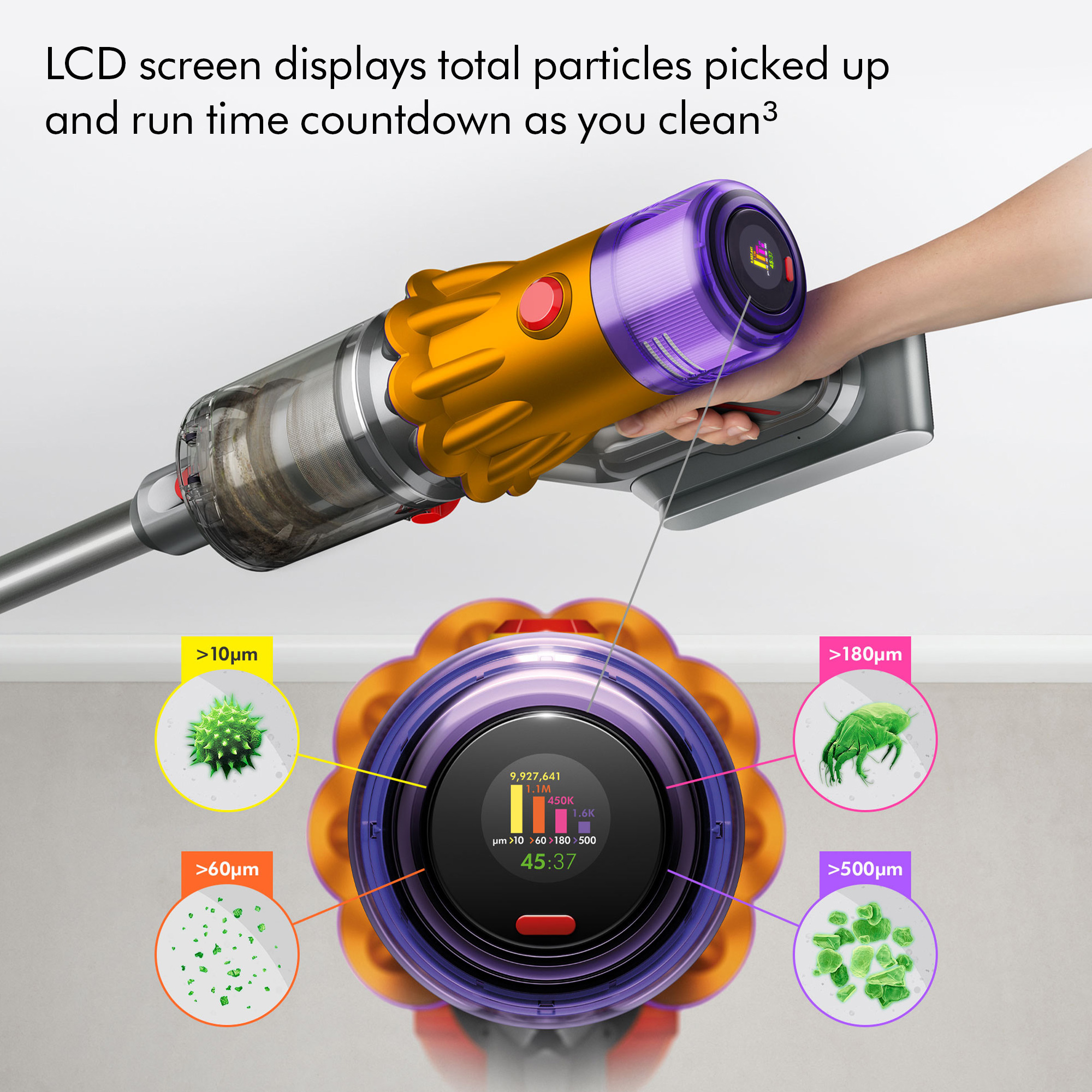 Dyson V12 Detect Slim Cordless Vacuum Cleaner | Nickel | New - image 5 of 8