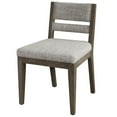 thumbnail image 4 of Home Fare Slat Back Upholstered Side Dining Chair in Coconut Brown, 4 of 7
