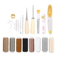 thumbnail image 2 of Leather Stitching Pouch Kit, 29Pcs Leather Craft Tools, For Sewing Craft Leather DIY, 2 of 8