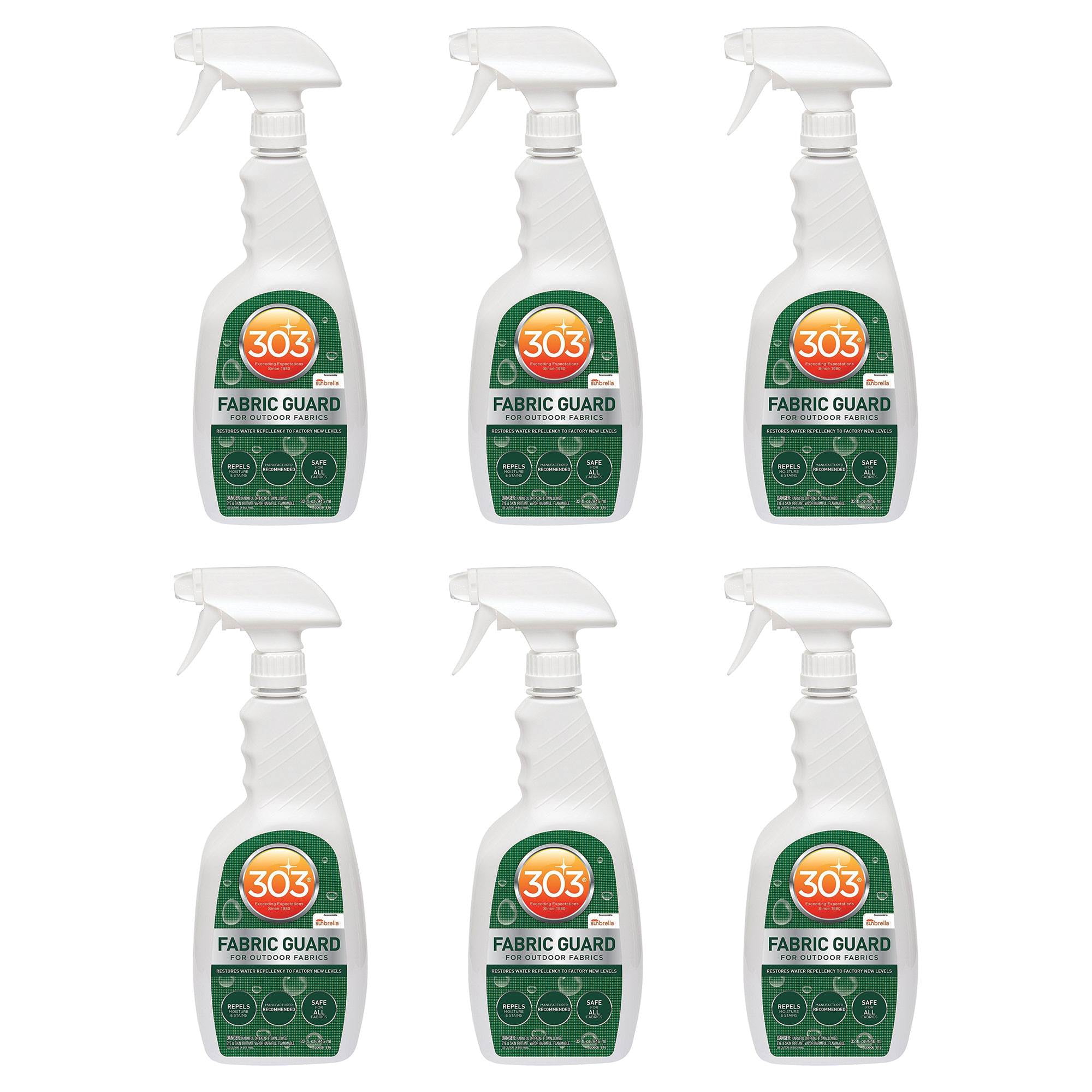 303 Outdoor Fabric Guard Stain Protector Spray Treatment, 32 Ounces (6