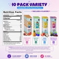 thumbnail image 2 of The Loaded Tea Shop Energy Drink Mix Sticks, Variety 10 Pack, Sugar-Free, Zero Calories, 200mg Natural Caffeine, No Artificial Colors/Flavors, Powder Packets w/B Vitamins, 2 of 6