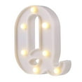 thumbnail image 2 of Fairnull LED Letter Light Switch Design Waterproof Plastic Alphabet Letter Night Light Lamp for Party Club Bar, 2 of 10