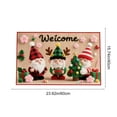 thumbnail image 3 of Dmlowu Christmas Doormat, Extra Soft Absorbent Christmas Bathroom Rugs, 16x24" Quicker Dry Christmas Front Door Mat, Washable Rug for Bathroom Bedroom, Non-Slip Christmas Welcome Mat, 3 of 6