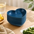thumbnail image 6 of 10pcs Heart Shaped Dinner Plates Dinnerware Dishes Set 6.1 Inch Food Plate Saucers Tray Fruits Snack Bowls, 6 of 6