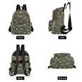 thumbnail image 4 of FORMRS Mini Backpack Purse for Women Quilted Travel Daypack Casual Shoulder Bag, Forest Mushroom Pattern, 4 of 7