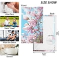 thumbnail image 5 of Coolnut Towels Set of 2 Beautiful Magnolia Print for Bathroom Kitchen Travel 16×28 inch, Cotton Bath Towels Lightweight Quickdry for Bathroom Ktichen Travel SPA Gym, 5 of 6