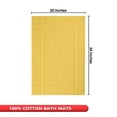 thumbnail image 5 of Ample Decor Cotton Bath Mats 2 Pack 34x20 inches 1350 GSM - for Bathroom Floor, Shower - Yellow, 5 of 7