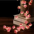 thumbnail image 4 of MERILER Flower String Lights: Decorative Sakura LED Light Strips, 7ft 20 LED Battery Powered for Parties, Patios, Gardens, and Home, 4 of 6