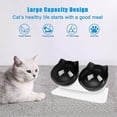 thumbnail image 5 of Bol pour Chat Incliné à 15, Support de Protection de Cou, Bol Surélevé pour Nourriture et Eau d'Animaux, 5 of 5