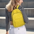 thumbnail image 5 of Fotbe Yellow Glitter Mochila de Lona con Estampado, Mochila Duradera, Mochila Versátil de Alta Calidad, Mochila Compacta Vintage-Medium, 5 of 5