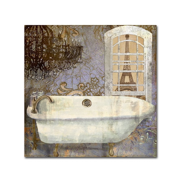 Trademark Fine Art "Salle de Bain I" Canvas Art by Color Bakery