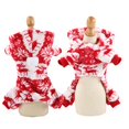 thumbnail image 1 of OIMG-ropa de invierno para perro, pijamas para perros pequeños, ropa de dormir, abrigo para cachorro, sudaderas con capucha para perro Yorkies, peluche, Schnauzer, Mono de lana suave para perro, 1 of 4