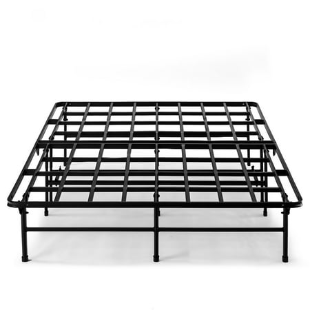 Best Price Mattress Titan 14 Inch Metal Quickbase Platform Bed (Best Bed Base For Memory Foam Mattress)