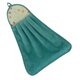 thumbnail image 2 of Yuarrent Suministros de baño de terciopelo Coral de 35x45cm, toalla de mano suave, paños de cocina absorbentes, tela colgante, accesorios para Baby Suministros de limpieza para el hogar Verde Yuarrent HA003403-06, 2 of 6